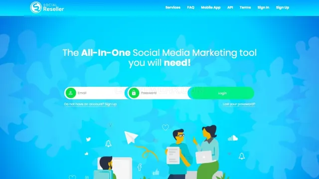 Social Resellers website