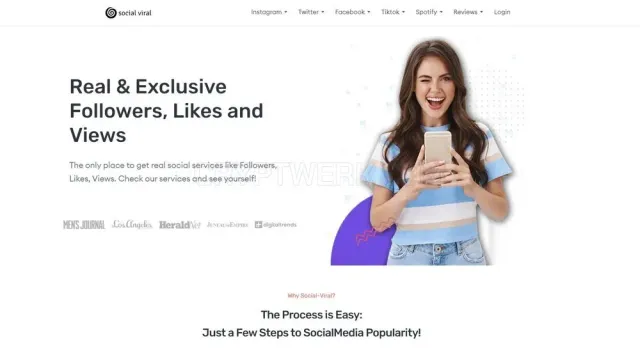 SocialViral website