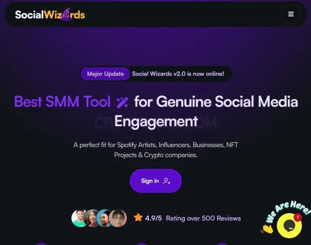 SocialWizards website