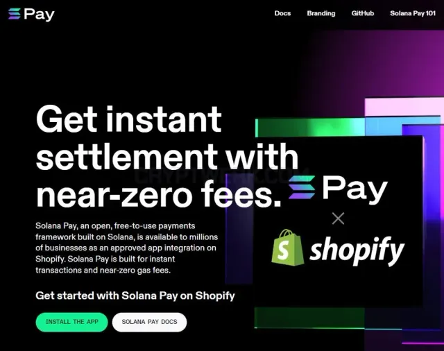 Solana Pay website