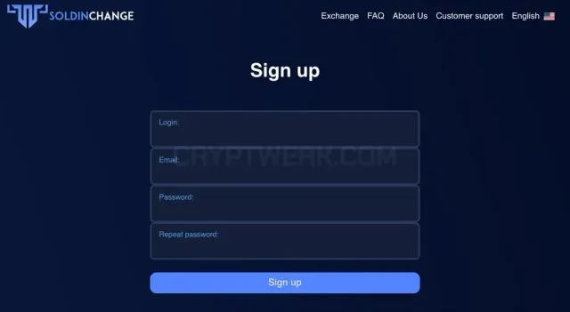 Soldinchange website