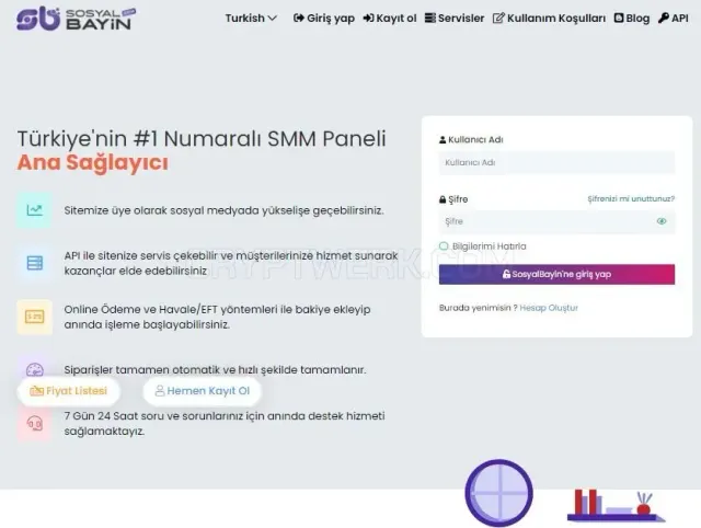 Sosyal Bayin website