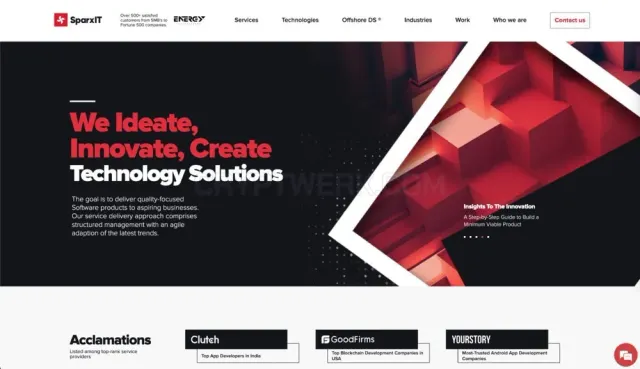 Sparx IT website