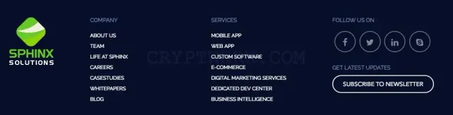 Sphinx Solution website