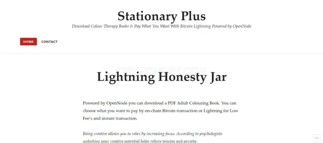 Stationary Plus website