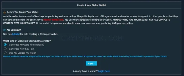 Stellarport website