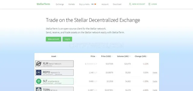 StellarTerm website