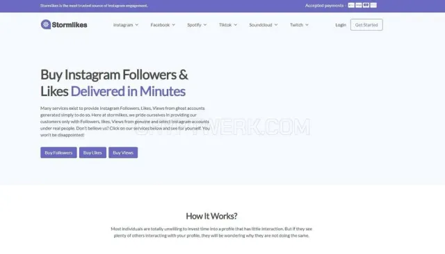 Stormlikes website