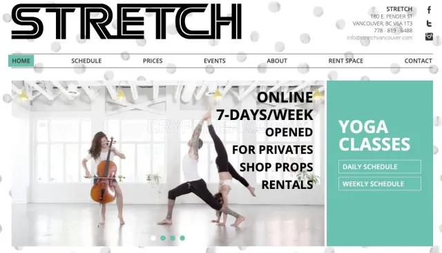 Stretch website