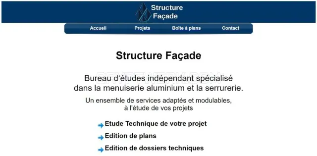Strucutre Façade website