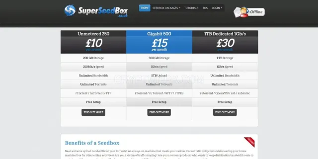 SuperSeedBox website