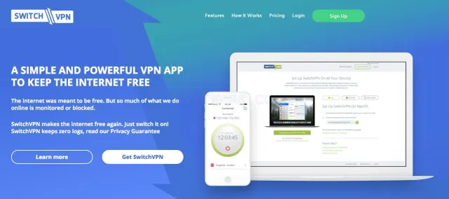 Switchvpn.net website
