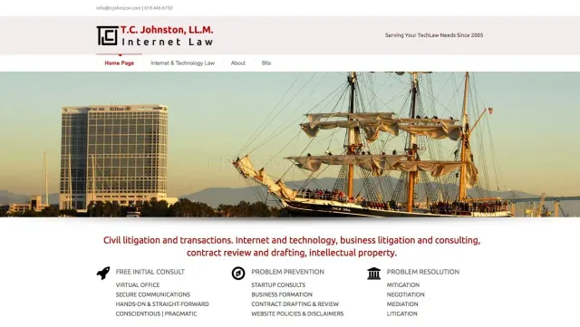 T.C. Johnston website