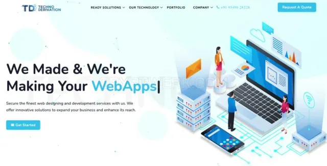 Techno Derivation website