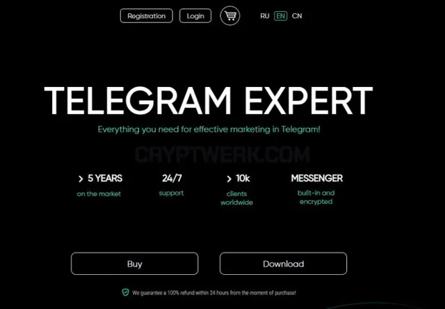 TelegramExpert website
