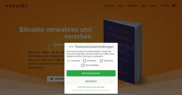 The Bitcoin Standard in German website