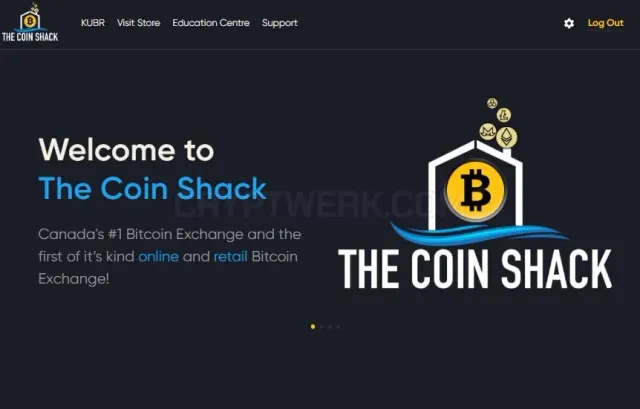 The Coin Shack website