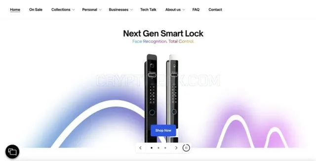 The Connected Shop website