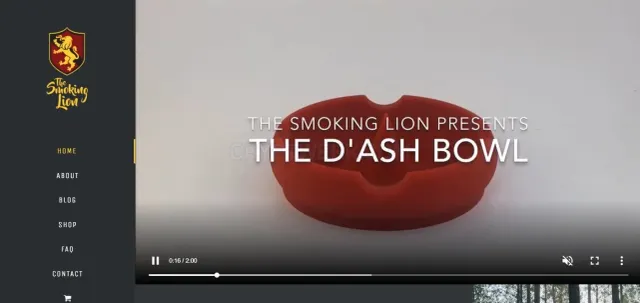 The Smoking Lion website