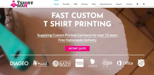Thetshirtman.co.uk website