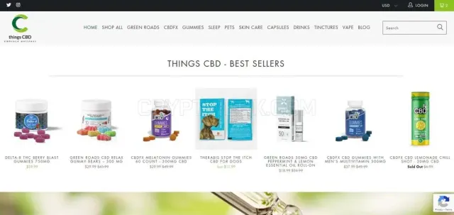 Things CBD website