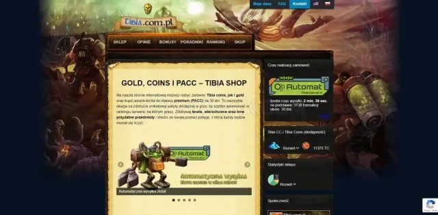 Tibia.com.pl website