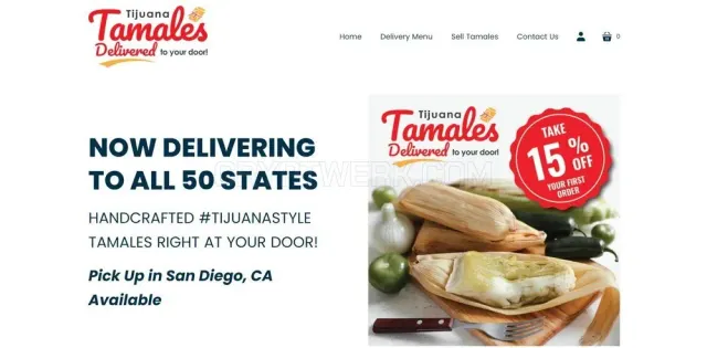 Tijuana Tamales website