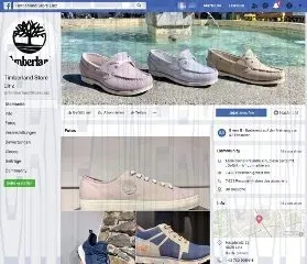 Timberland Linz website