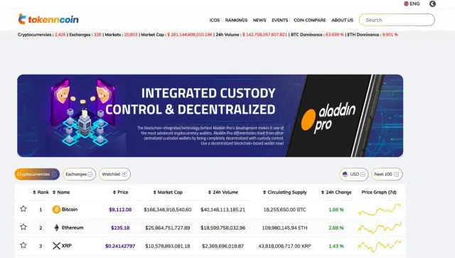 Tokenncoin website