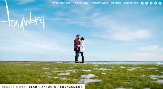 Tony Weeg Photography website