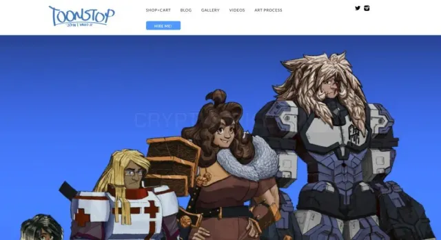 Toonstop website