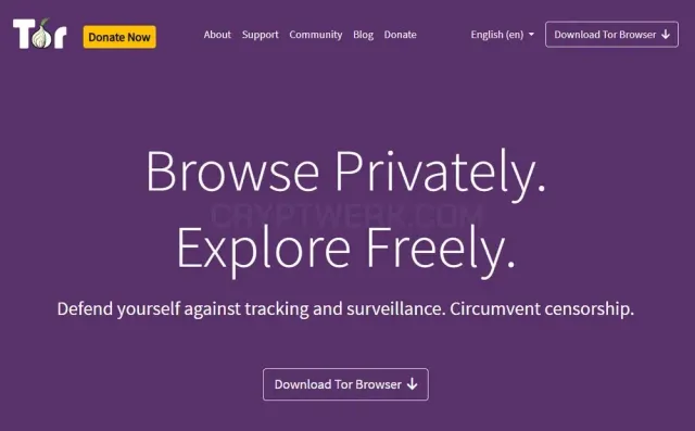Tor website