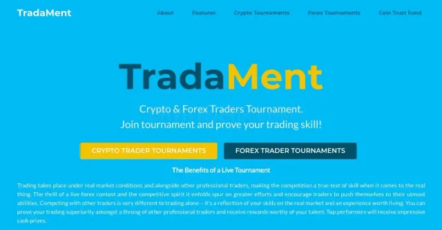 Traders Tournaments website