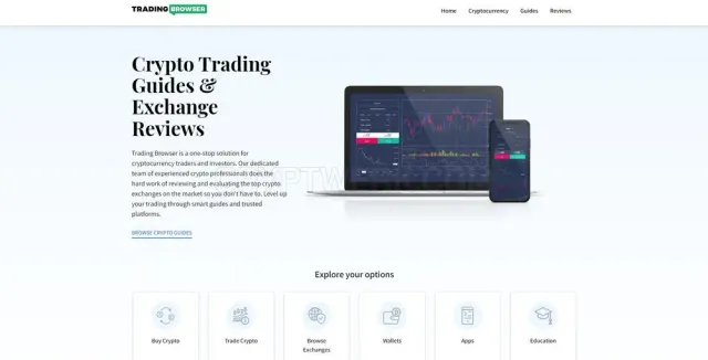 Trading Browser website