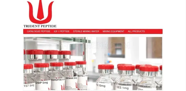 Trident Peptide website