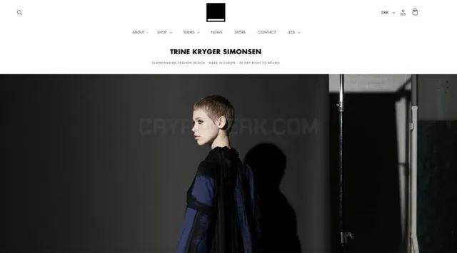 TRINE KRYGER SIMONSEN website