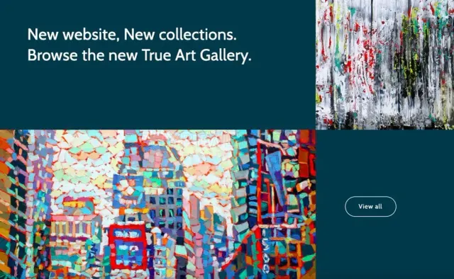 True Art Gallery website