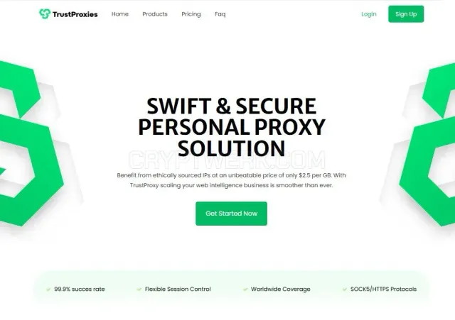 TrustProxyIO website