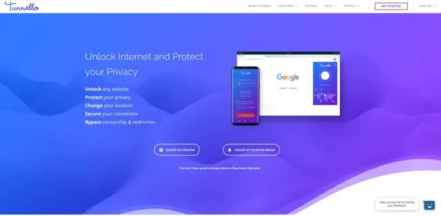 Tunello website