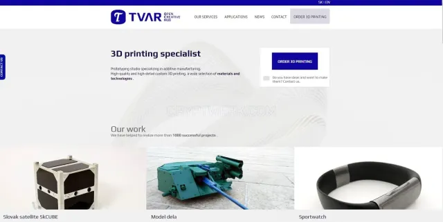Tvaroch.sk website