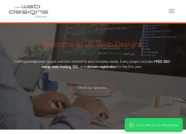 UK Web Designs website