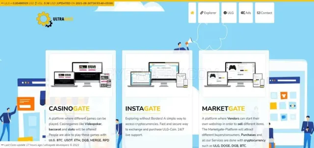 Ultragate website
