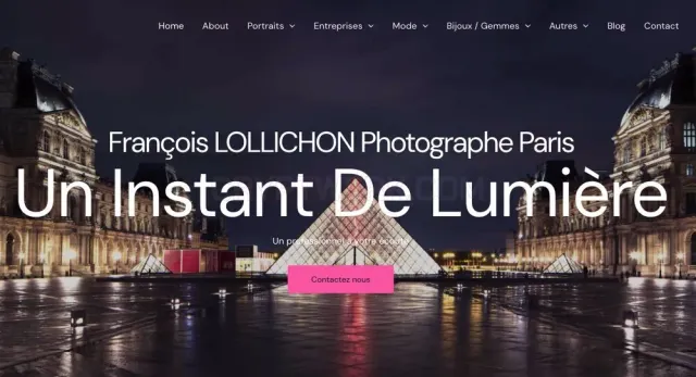 Un Instant De Lumière website