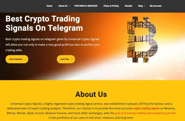 Universal Crypto Signals website