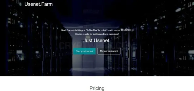 Usenet Farm website