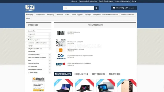 Uzishop.hr website