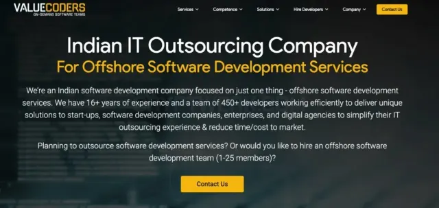 ValueCoders website