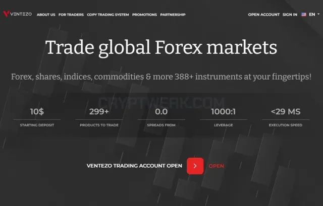 Ventezo website
