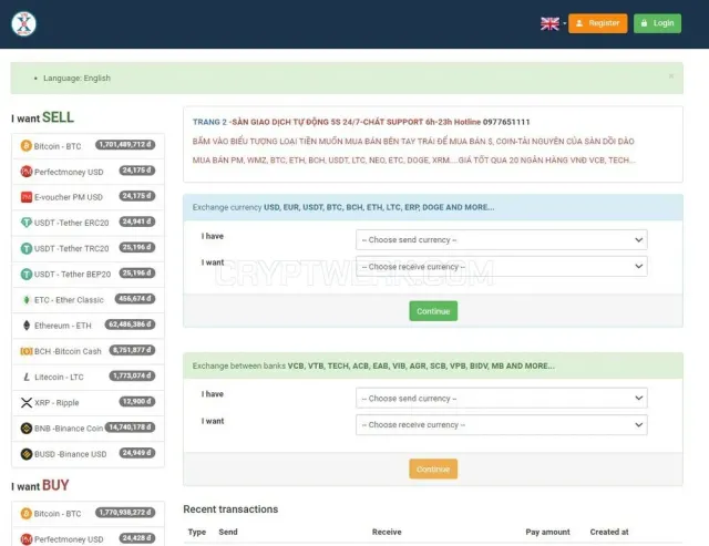 VnexMoney website