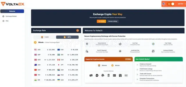 VoltaCX website